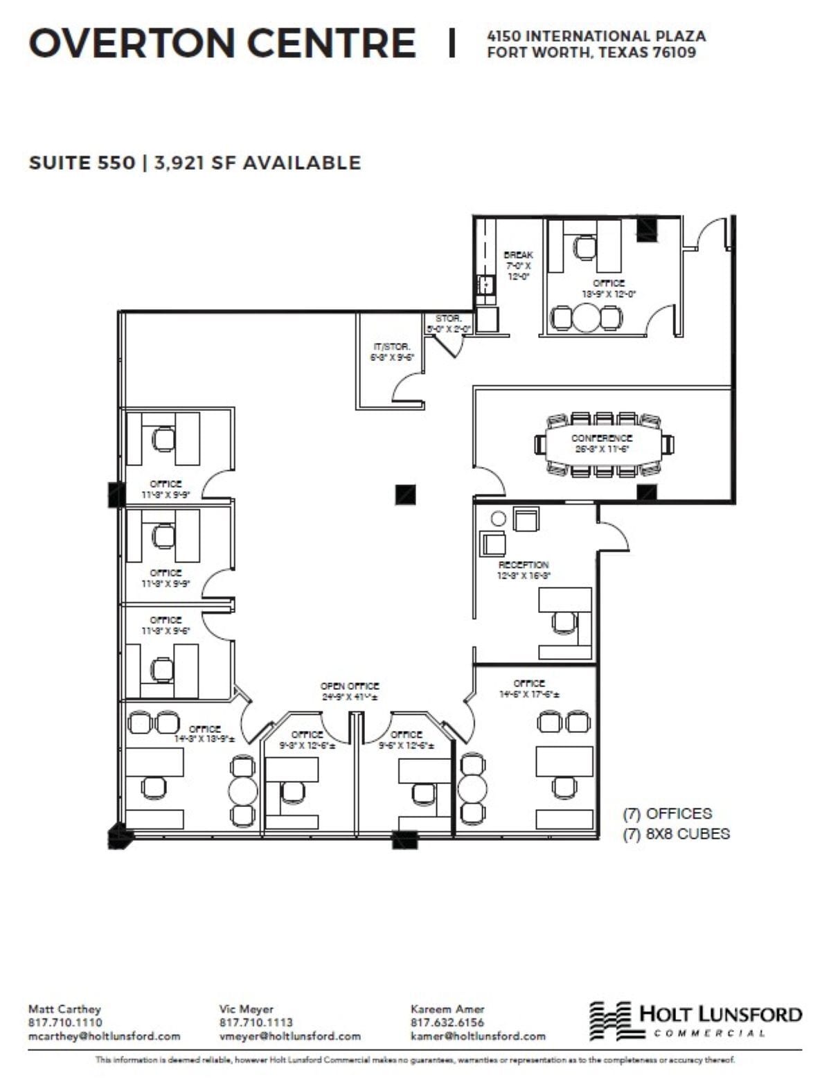 4150 International Plz, Fort Worth, TX à louer Plan d’étage– Image 1 sur 1