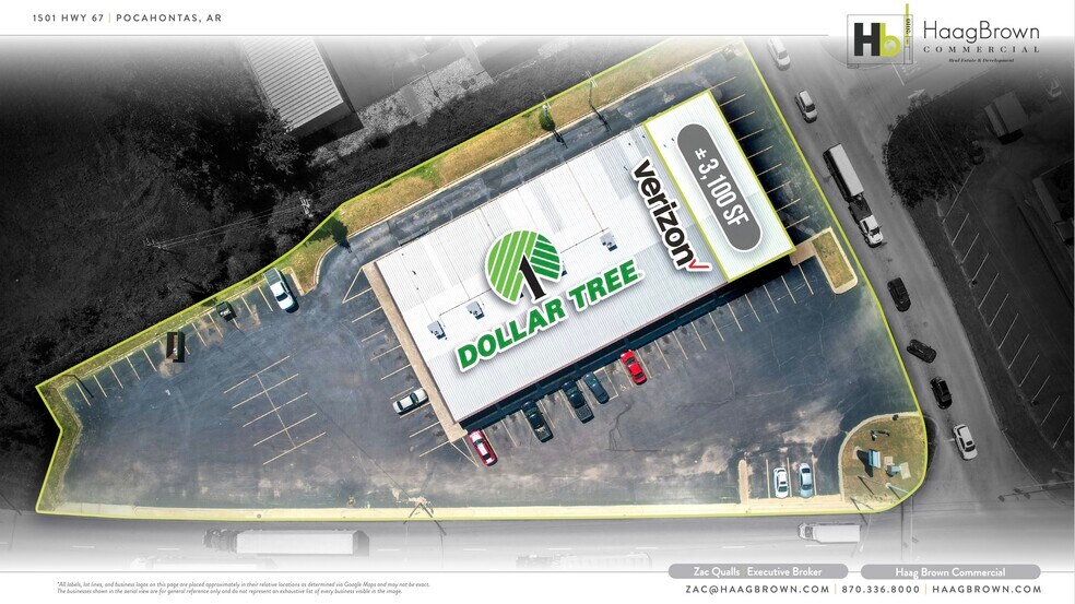 1501-1507 Highway 67 S, Pocahontas, AR à louer - Plan de site – Image 2 sur 4