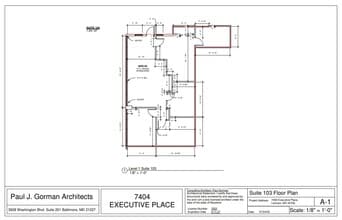 7375 Executive Pl, Lanham, MD à louer Plan d’étage– Image 2 sur 2