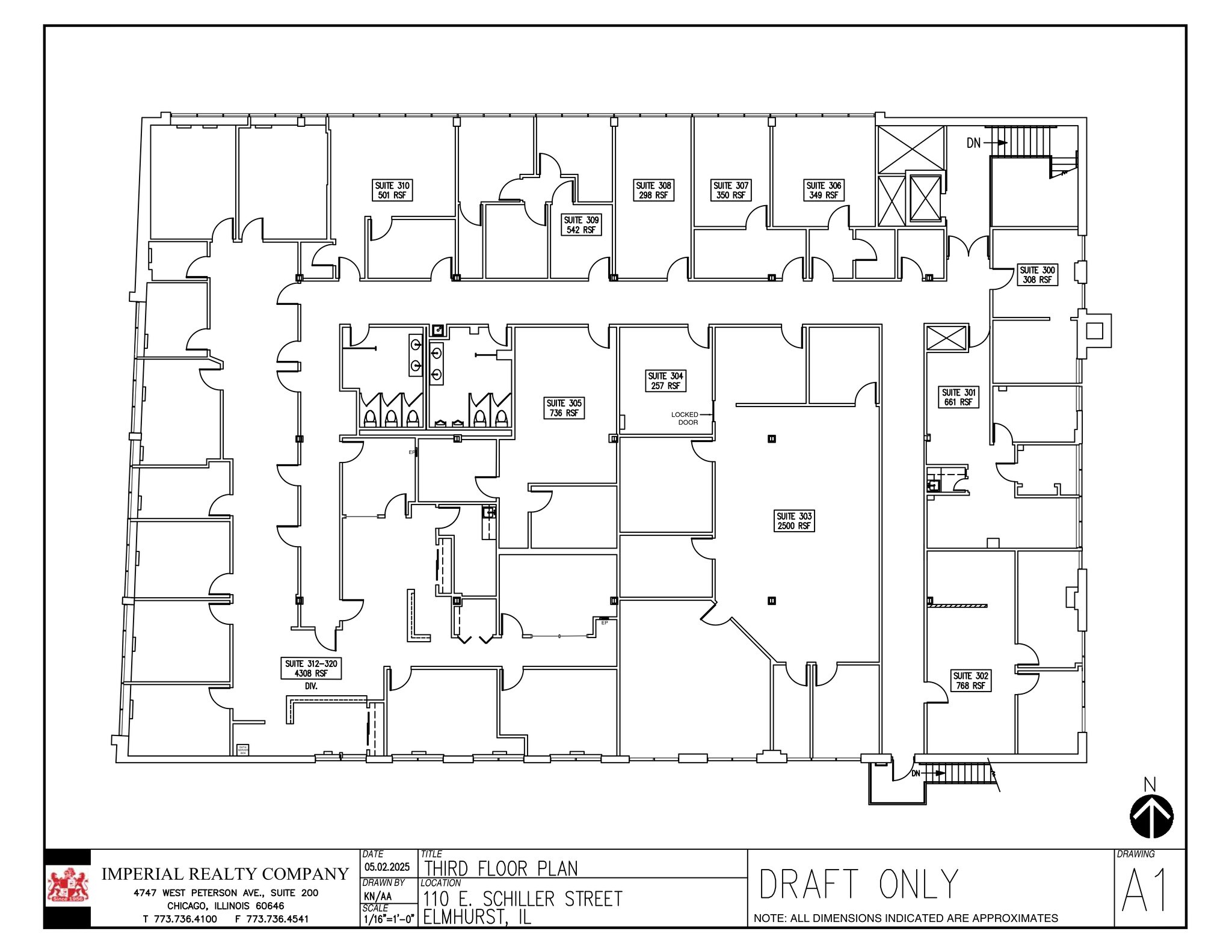 110 E Schiller St, Elmhurst, IL à louer Plan de site– Image 1 sur 1