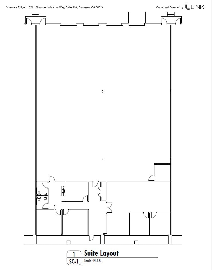 3211 Shawnee Industrial Way, Suwanee, GA à louer Plan d’étage– Image 1 sur 1