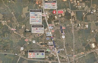 670 N FM 3083 W Rd, Conroe, TX - Vue aérienne vue de carte