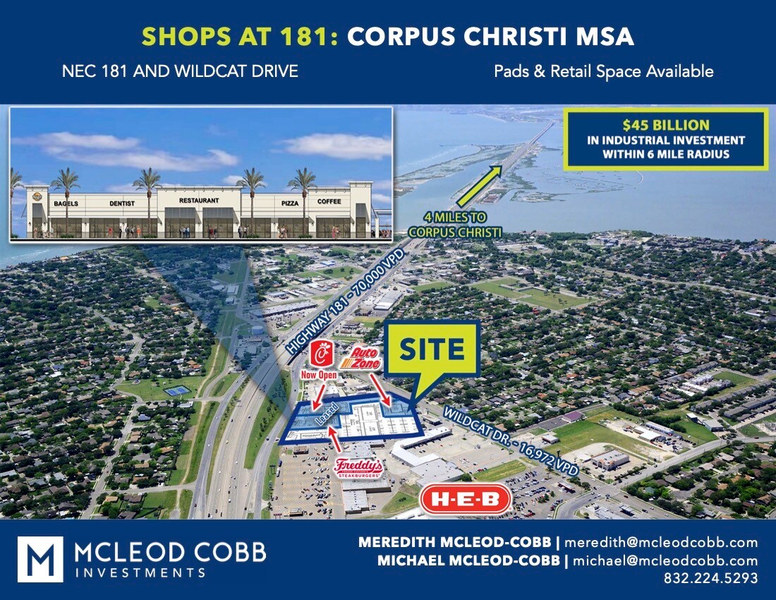 1400 Wildcat Dr, Portland, TX à louer Aérien– Image 1 sur 3