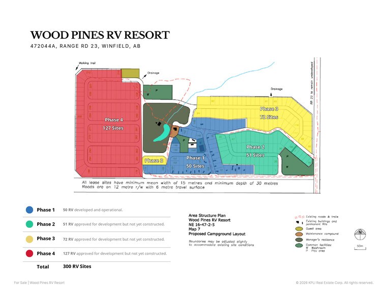 472044A Rge Rd 23, Winfield, AB à vendre - Plan de site – Image 2 sur 2