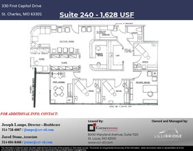 330 First Capitol Dr, Saint Charles, MO à louer Plan d’étage– Image 1 sur 1