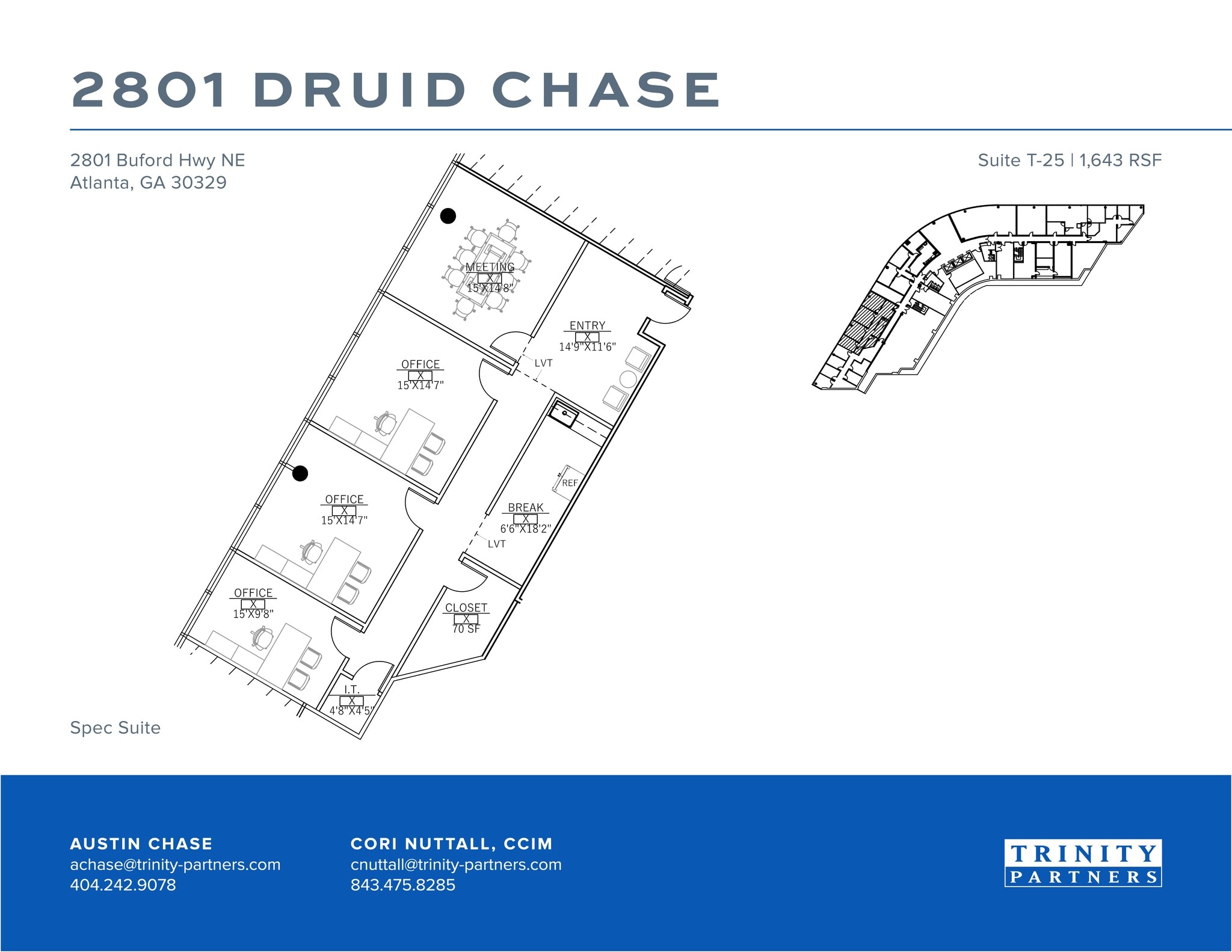 2801 Buford Hwy NE, Atlanta, GA à louer Plan de site– Image 1 sur 1