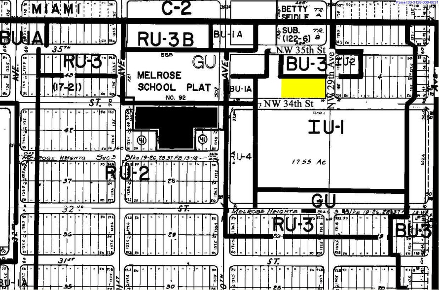 2901-2915 NW 34th St, Miami, FL à louer - Plan cadastral – Image 2 sur 17