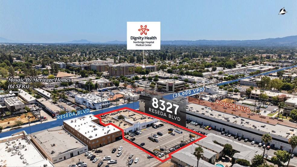 8327-8333 Reseda Blvd, Northridge, CA à vendre - Photo de l’immeuble – Image 1 sur 17
