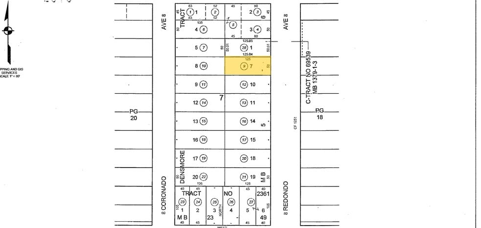 335 Redondo Ave, Long Beach, CA à louer - Plan cadastral – Image 2 sur 24