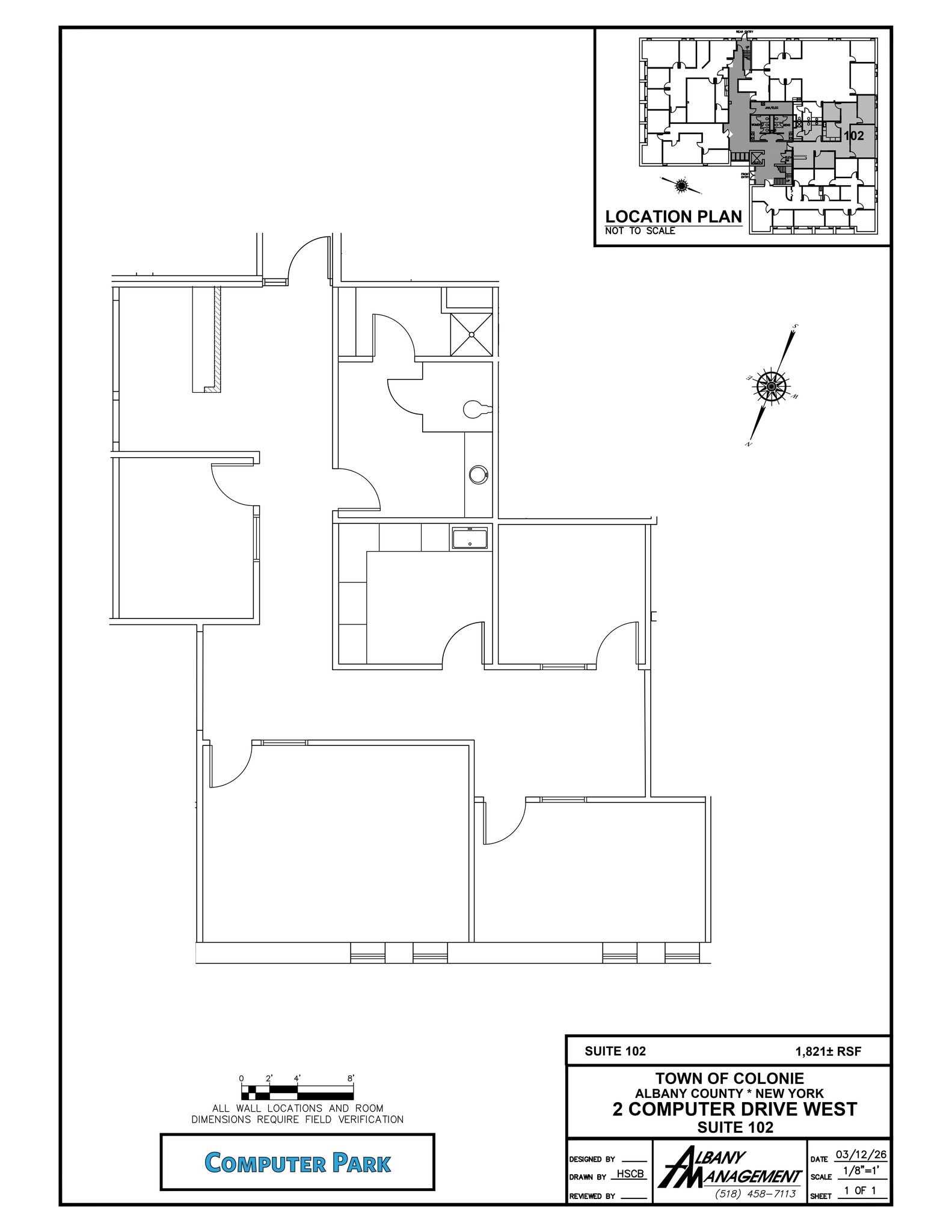 2 Computer Dr W, Albany, NY à louer Plan de site– Image 1 sur 1