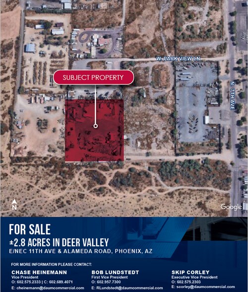 E/NEC 11th & Alameda Rd ave, Phoenix, AZ à vendre - Photo principale – Image 1 sur 1