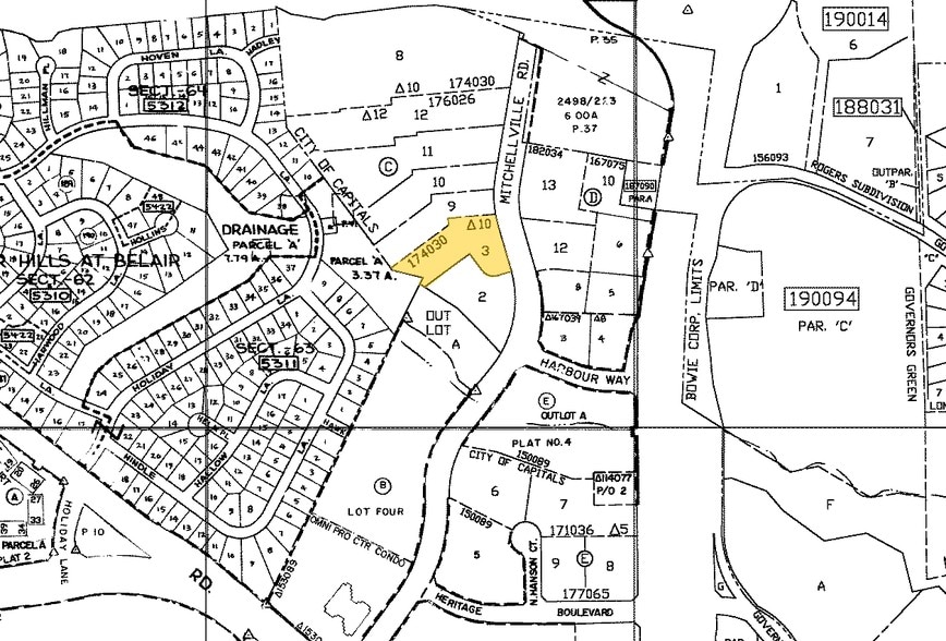 4420 Mitchellville Rd, Bowie, MD à louer - Plan cadastral – Image 2 sur 12