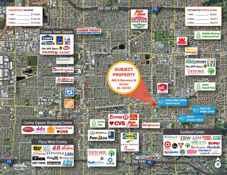 460 N Barranca Ave, Covina, CA à vendre - Photo de l’immeuble – Image 3 sur 5