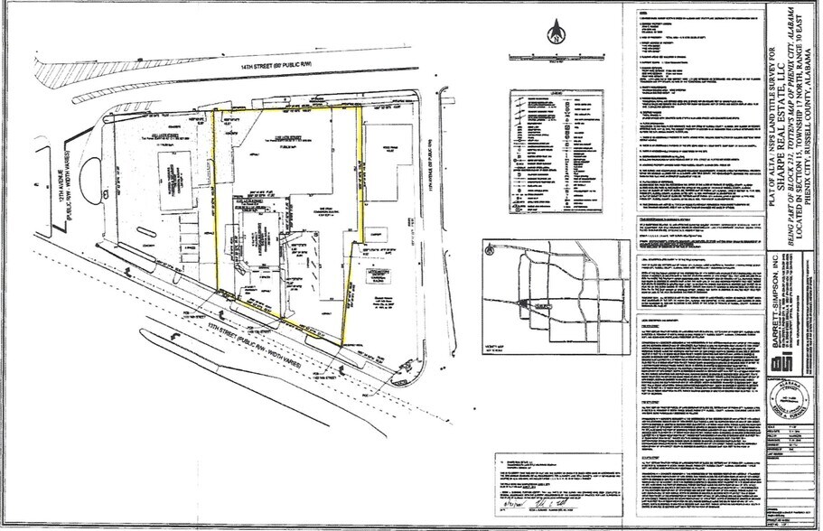 1108 13th St, Phenix City, AL à vendre - Plan de site – Image 2 sur 2