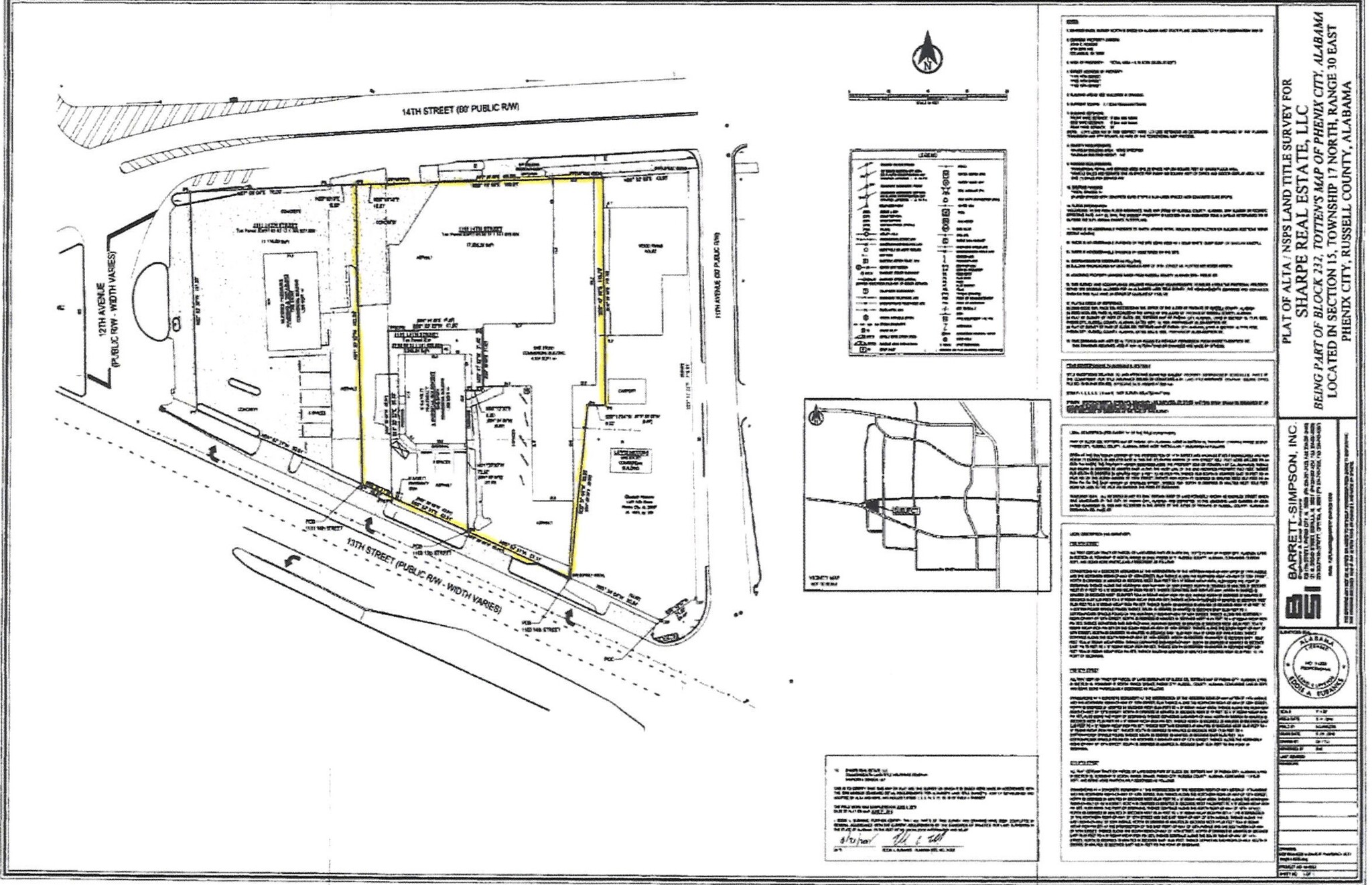1103 14th St, Phenix City, AL à vendre Plan de site– Image 1 sur 4