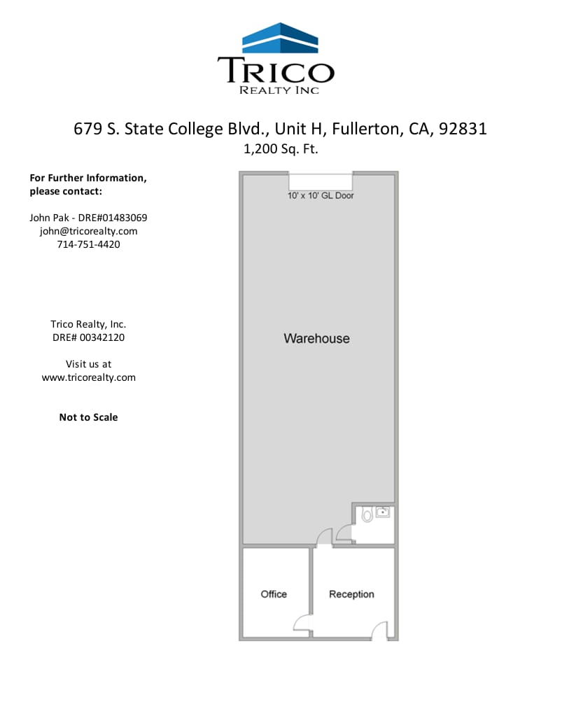 667-759 S State College Blvd, Fullerton, CA à louer Plan d’étage– Image 1 sur 1