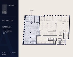 30 Wall St, New York, NY à louer Plan d’étage– Image 1 sur 8