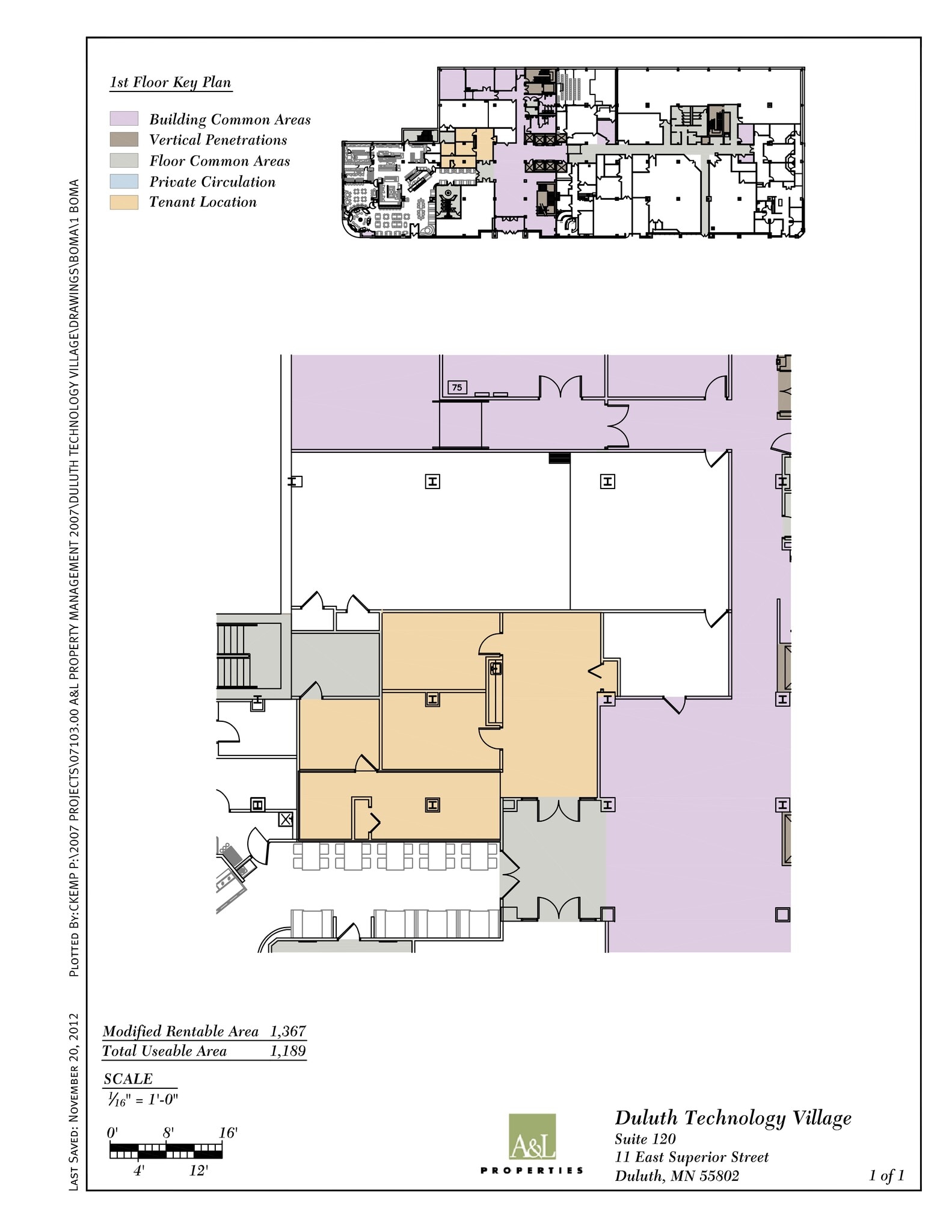 11 E Superior St, Duluth, MN à louer Plan de site– Image 1 sur 1