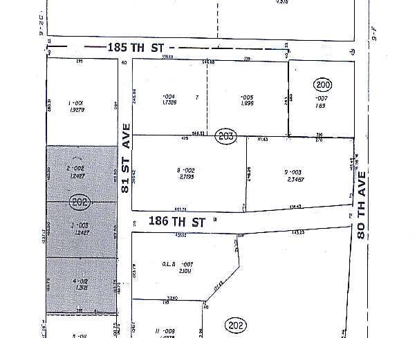 18524-18610 81st Ave, Tinley Park, IL à louer - Plan cadastral – Image 2 sur 5