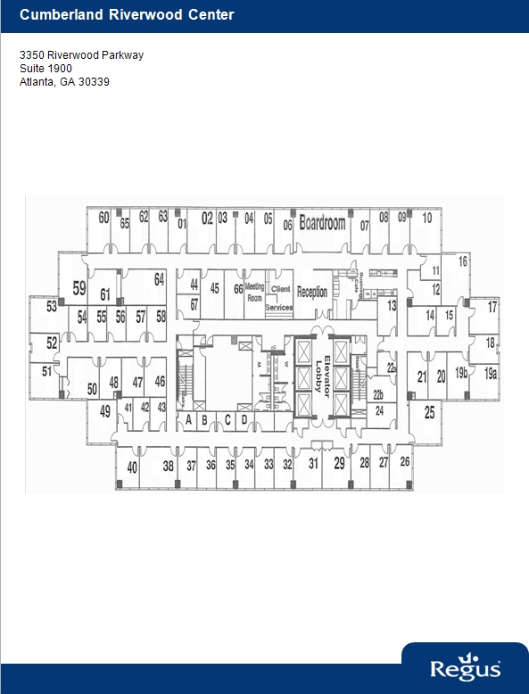 3350 Riverwood Pkwy SE, Atlanta, GA à louer Plan d’étage– Image 1 sur 1