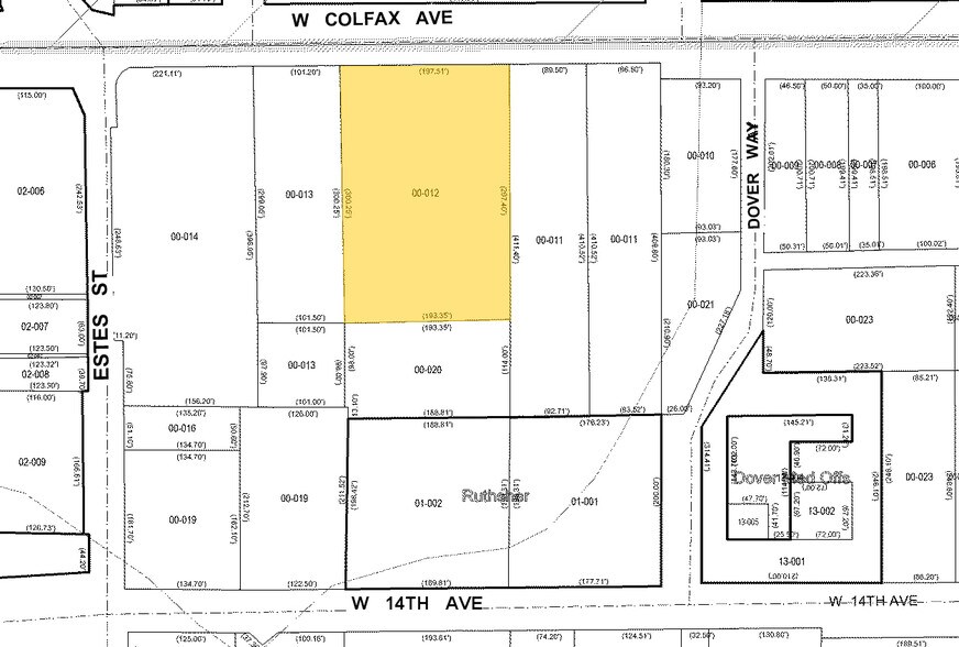8646 W Colfax Ave, Lakewood, CO à louer - Plan cadastral – Image 2 sur 42