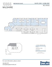 10866 Wilshire Blvd, Los Angeles, CA à louer Plan d’étage– Image 1 sur 1