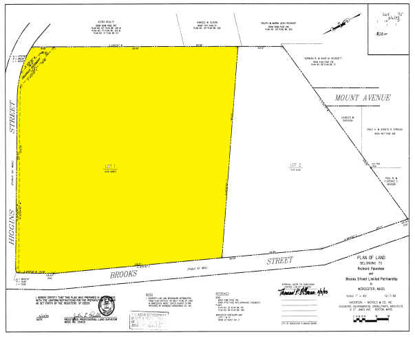 220 Brooks St, Worcester, MA à louer - Plan cadastral – Image 3 sur 10
