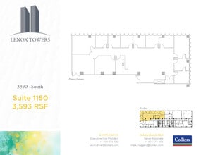 3400 Peachtree Rd NE, Atlanta, GA à louer Plan d’étage– Image 1 sur 1