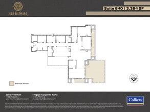 550 Biltmore Way, Coral Gables, FL à louer Plan d’étage– Image 1 sur 1