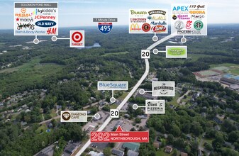 292 Main St, Northborough, MA - Vue aérienne  vue de carte