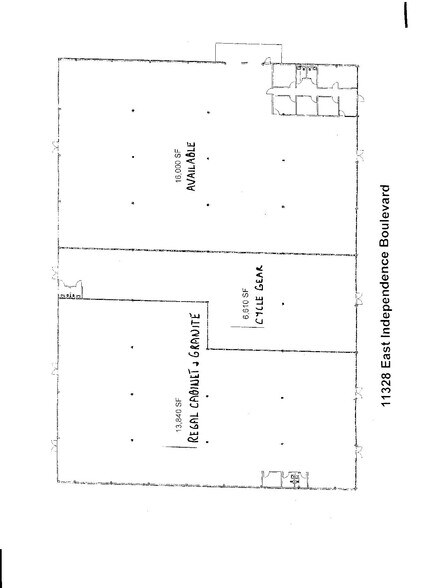 11328 E Independence Blvd, Matthews, NC à louer - Plan d’étage – Image 3 sur 9