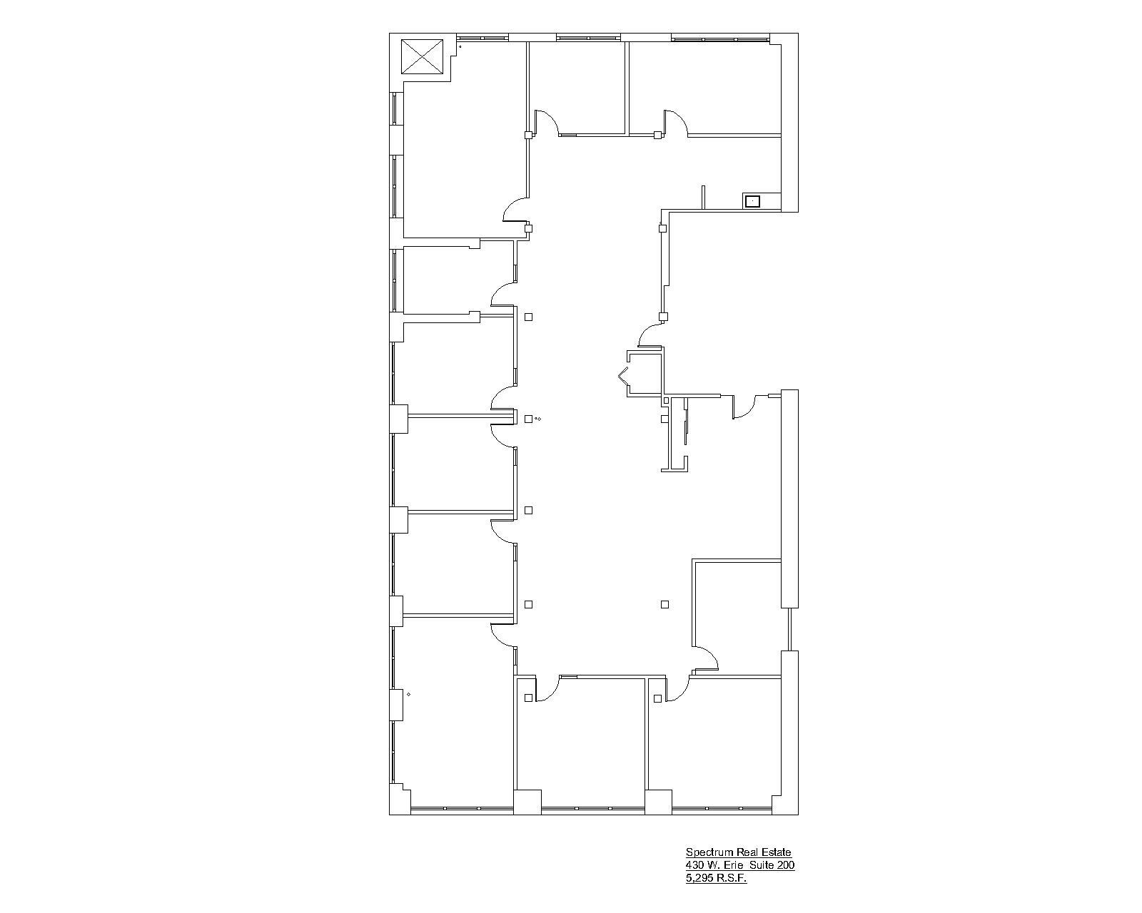 430 W Erie St, Chicago, IL à louer Plan d’étage– Image 1 sur 1