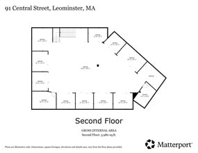 91 Central St, Leominster, MA à louer Plan d’étage– Image 1 sur 1