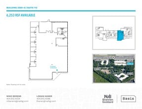 3025 Breckinridge Blvd, Duluth, GA à louer Plan d’étage– Image 1 sur 2