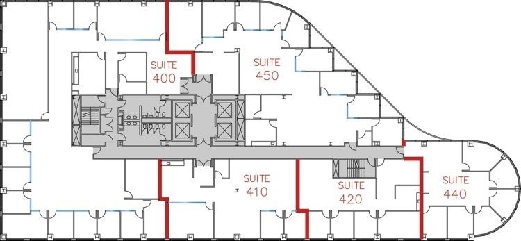 4270 Executive Sq, La Jolla, CA à louer Plan d’étage– Image 1 sur 1