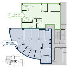 1000 Burr Ridge Pky, Burr Ridge, IL à louer Plan d’étage– Image 1 sur 1