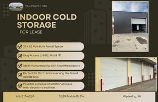Plus de détails pour 2629 Prairie St SW, Wyoming, MI - Industriel/Logistique à louer