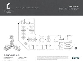 2850 E Camelback Rd, Phoenix, AZ à louer Plan de site– Image 1 sur 2