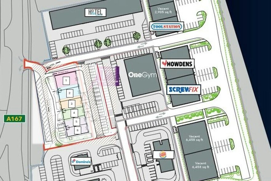Thinford Ln, Durham à louer - Plan de site – Image 3 sur 3