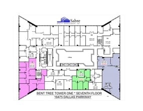 16475 N Dallas Pky, Addison, TX à louer Plan de site– Image 2 sur 2