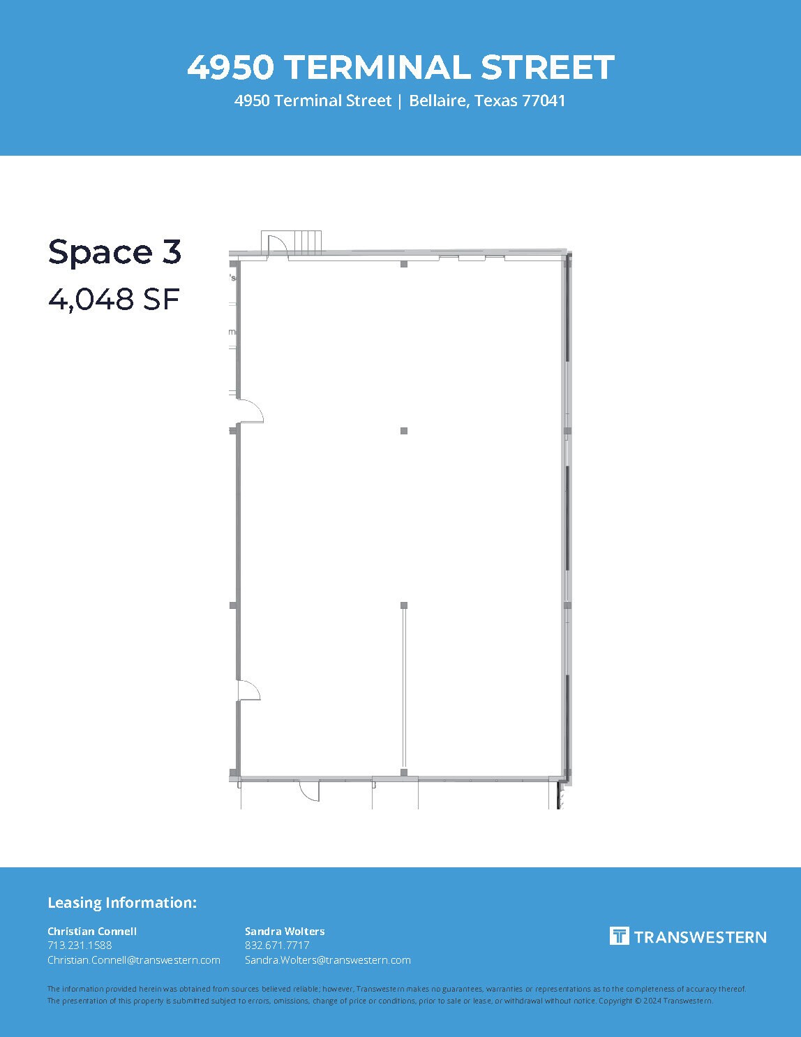4950 Terminal St, Bellaire, TX à louer Plan d’étage– Image 1 sur 1