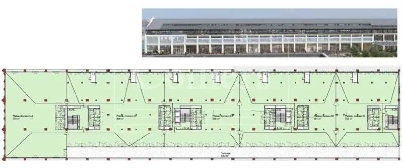 Bureau dans Marseille à louer Plan d’étage– Image 1 sur 1