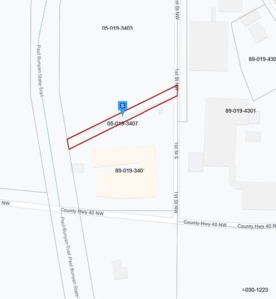 501 1st St S, Hackensack, MN à vendre - Plan cadastral – Image 2 sur 5