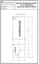 1703-1729 E 28th St, Signal Hill, CA à louer Plan de site– Image 1 sur 1