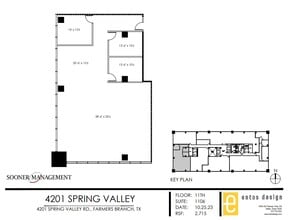 4201 Spring Valley Rd, Dallas, TX à louer Plan d’étage– Image 1 sur 1