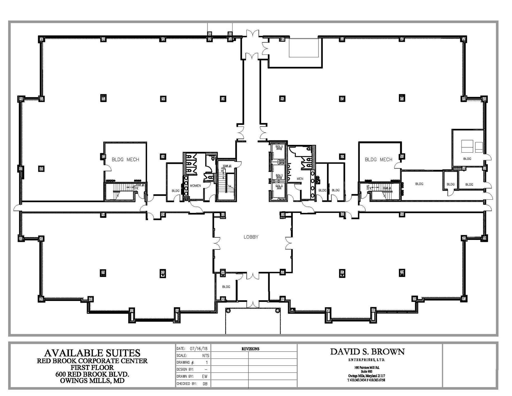 600 Red Brook Blvd, Owings Mills, MD à louer Plan d’étage– Image 1 sur 1