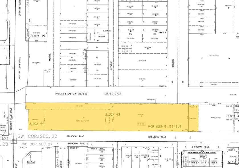 254 W Broadway Rd, Mesa, AZ à louer - Plan cadastral – Image 3 sur 22
