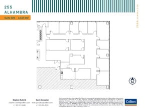 255 Alhambra Cir, Coral Gables, FL à louer Plan d’étage– Image 1 sur 1