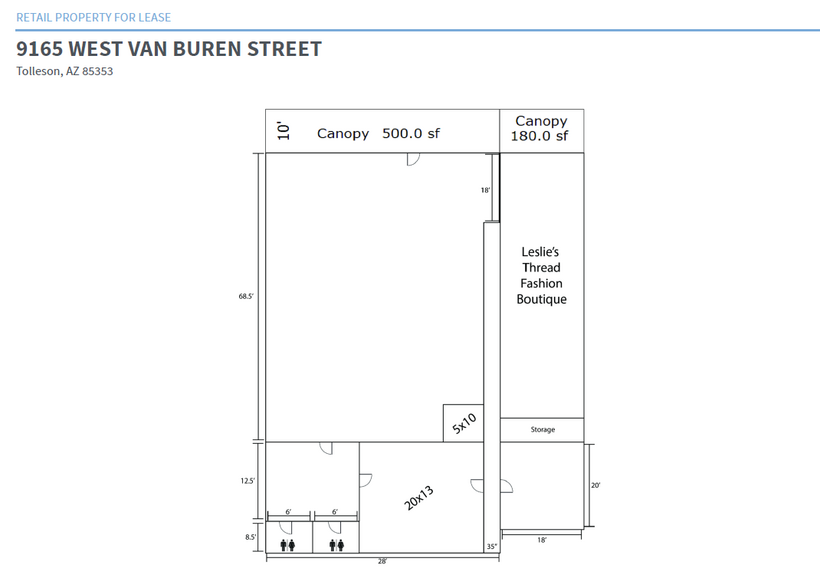 9165 W Van Buren St, Tolleson, AZ à louer - Photo de l’immeuble – Image 2 sur 33