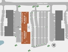 4336 Federal Dr, Greensboro, NC à louer Plan de site– Image 1 sur 2